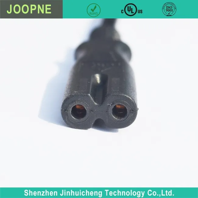 British Standard Two Prong Figure Eight Tail Fused Cable